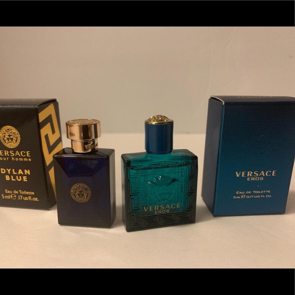 Versace Eros and Versace Dylan 5 ml new in…
